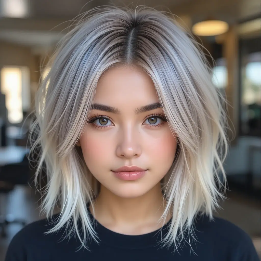 Wolf Cut with Baby Lights