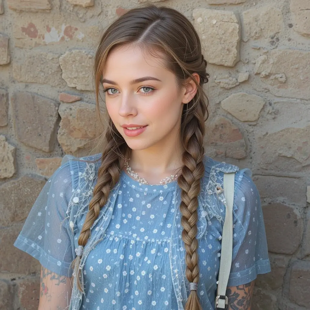 Zigzag Part Dutch Braids