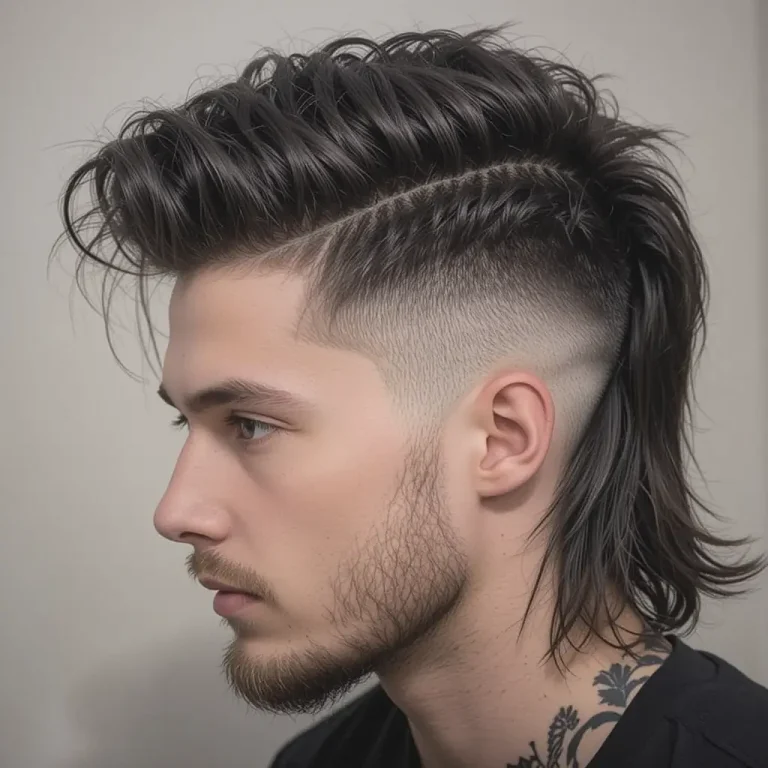 faded mullet
