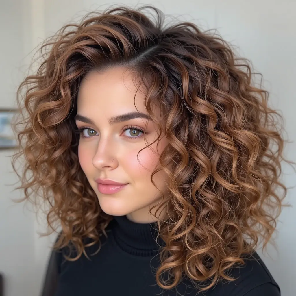 long layered hairstyles curly hair