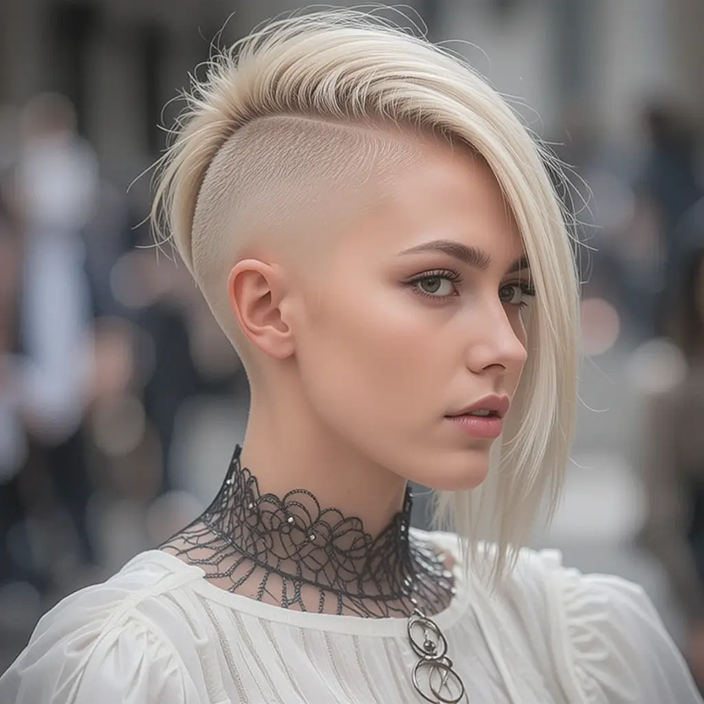 side shaved hairstyles
