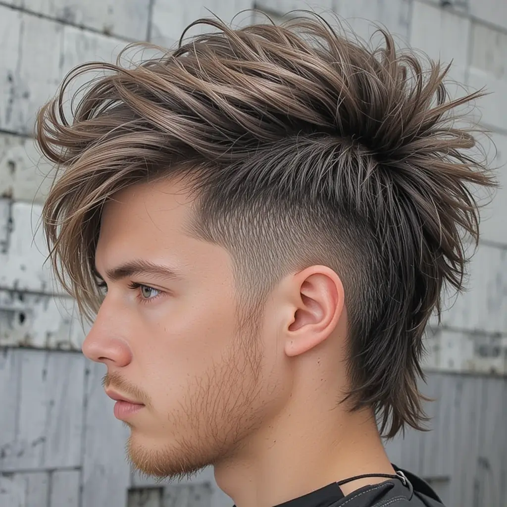 wolf cut men