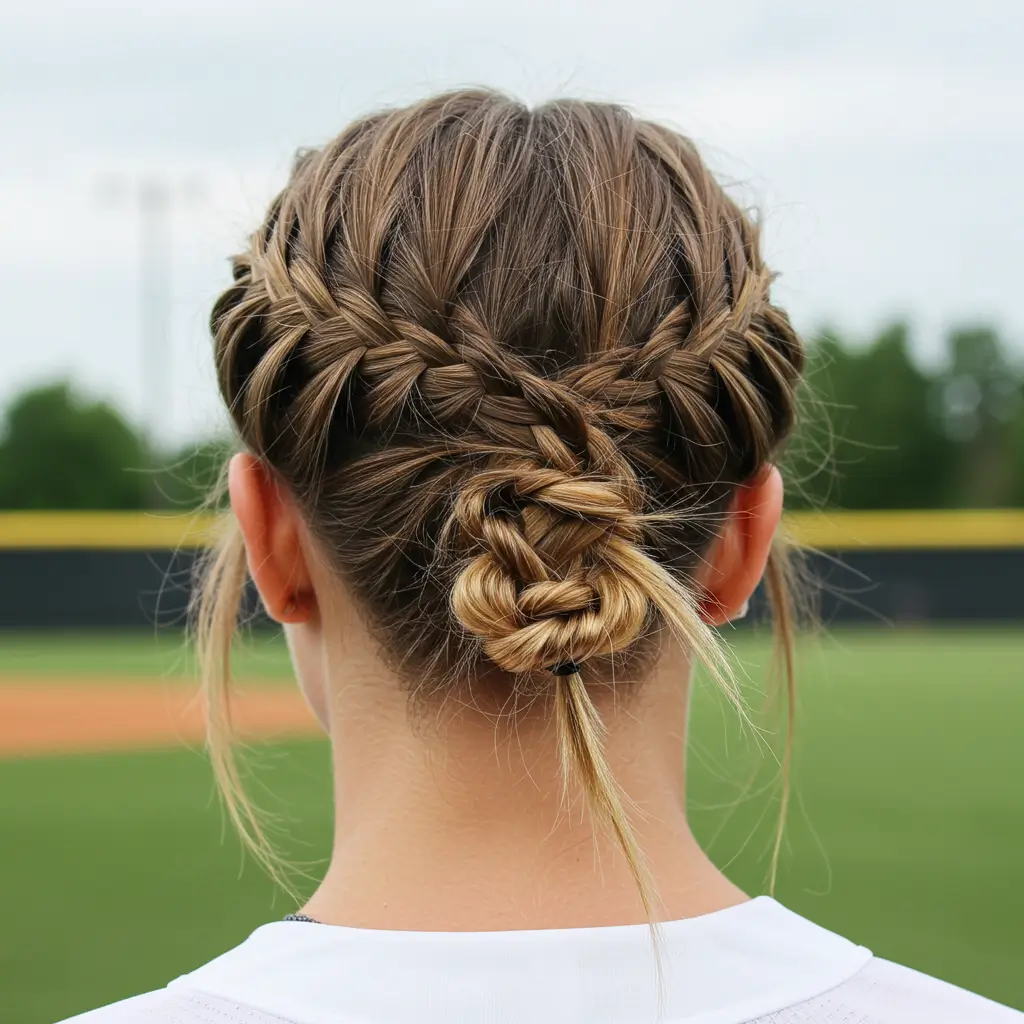 Half-Up Braided Crown