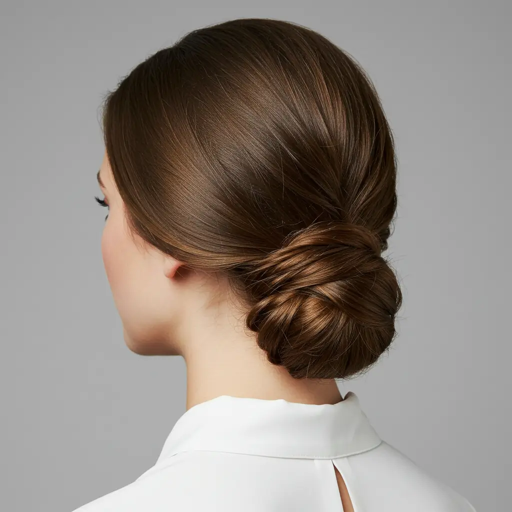 Low Tucked Chignon