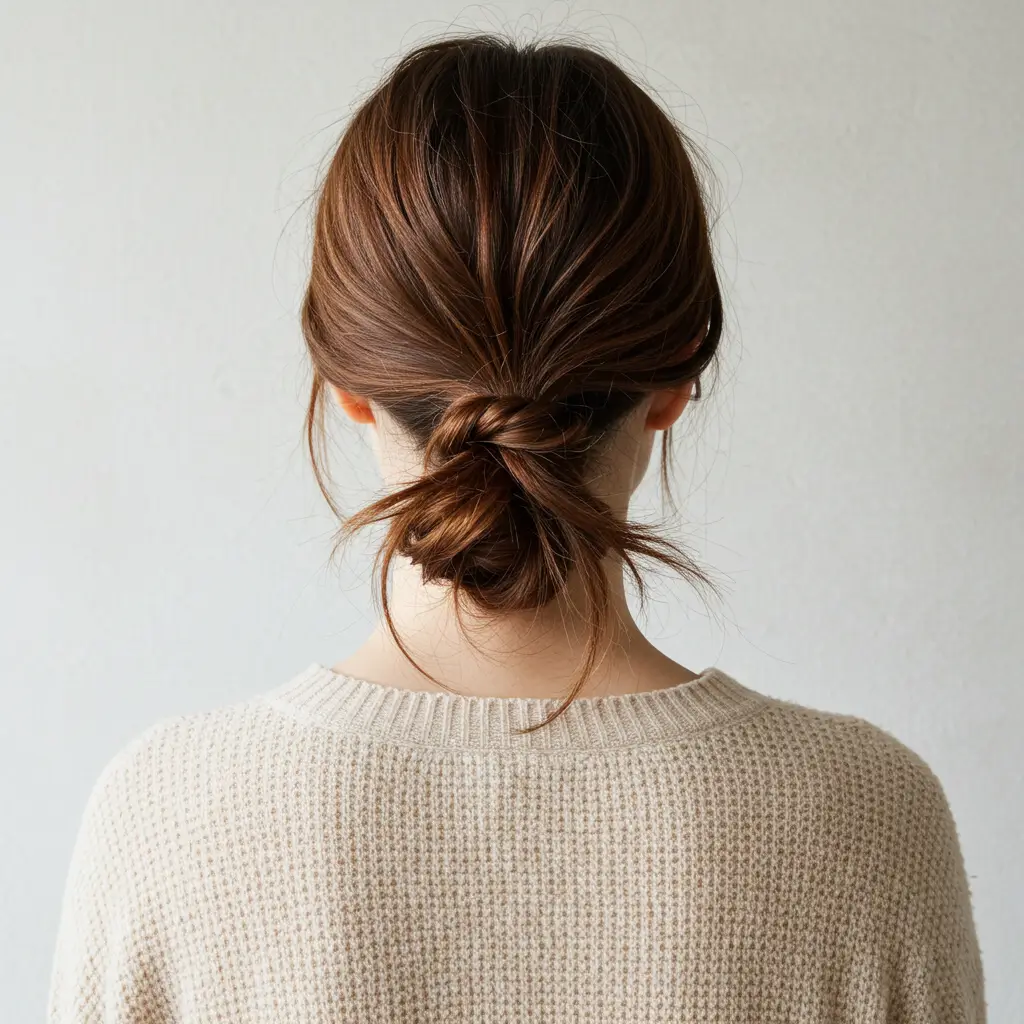 Messy Tucked Knot