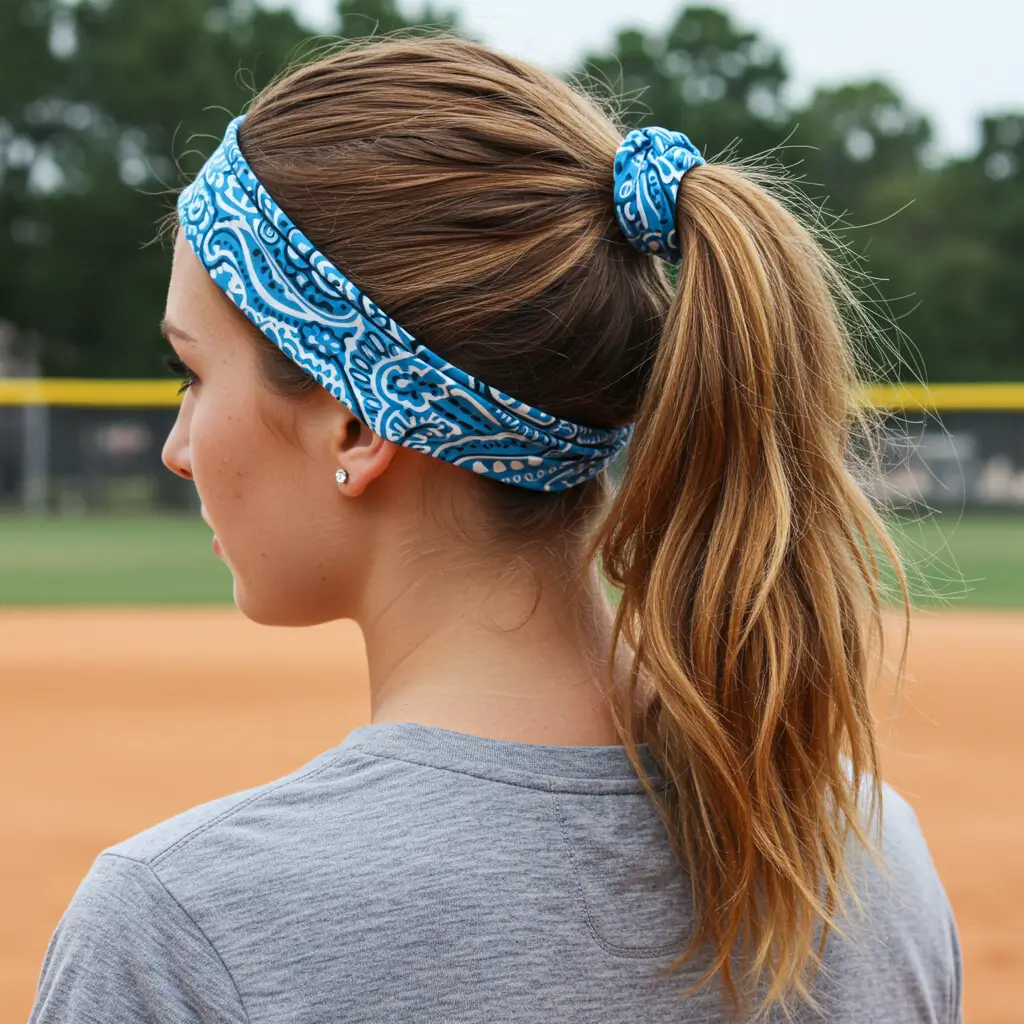 Ponytail with Bandana