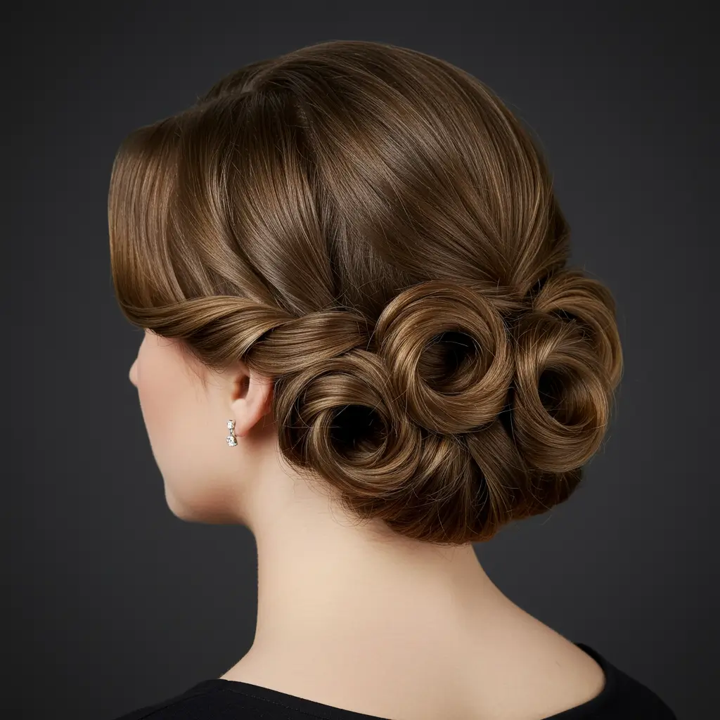 Rolled and Tucked Updo