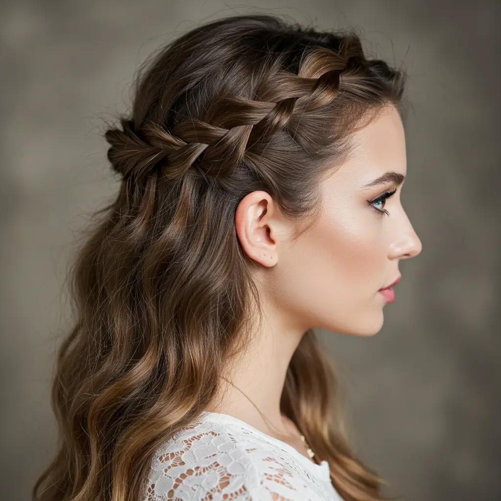 Tucked Crown Braid