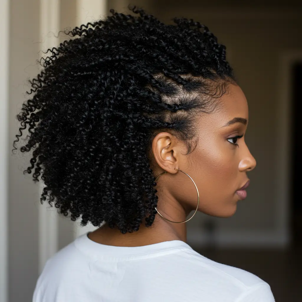 Tucked Half-Up Twist