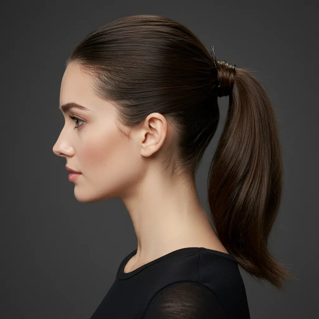 Tucked-In Ponytail