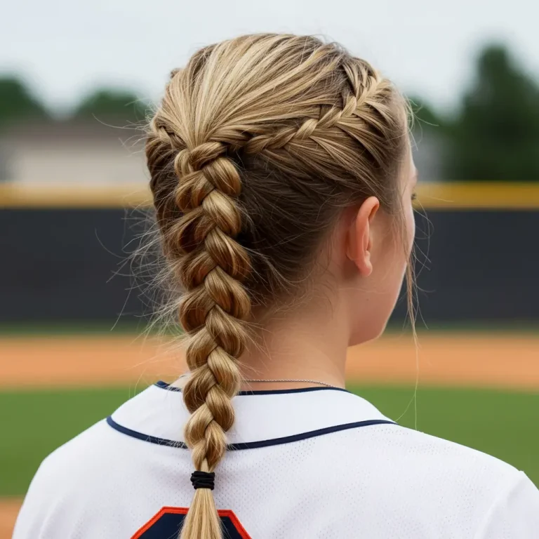 softball hairstyles