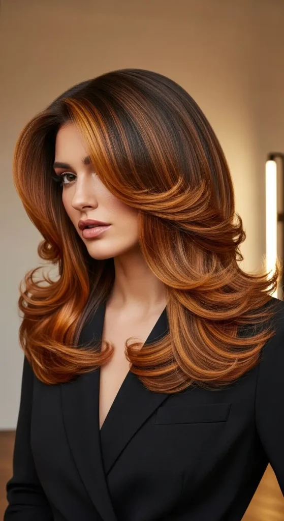 Amber and Espresso Calico Shine