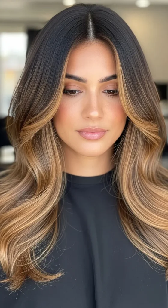 Balayage with Face-Framing Highlights