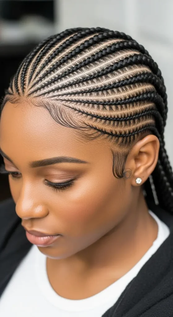 Bantu Knots with Braids