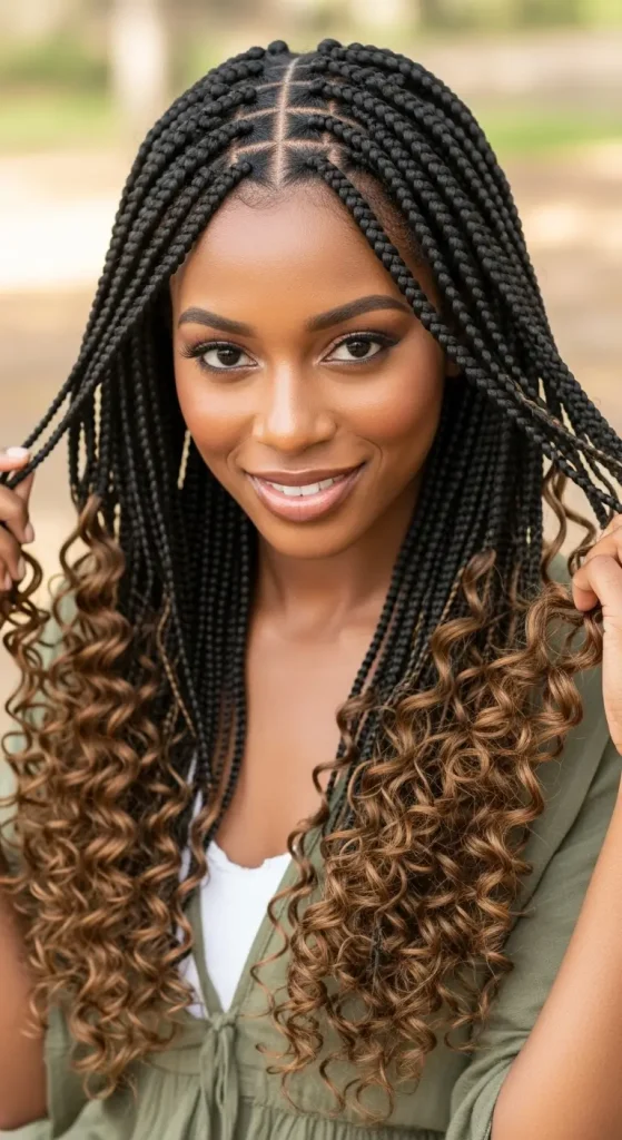 Bohemian Box Braids