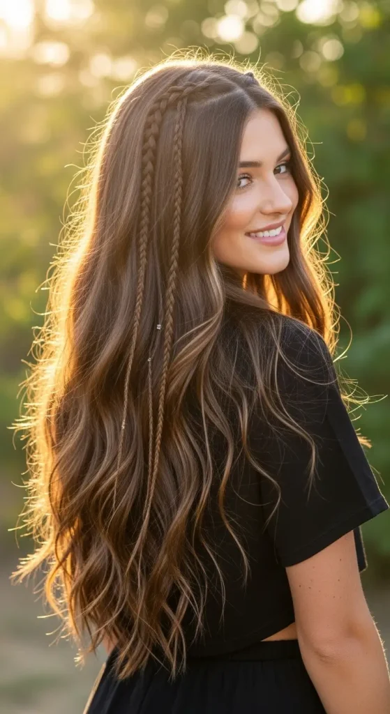 Boho Waves with Braids