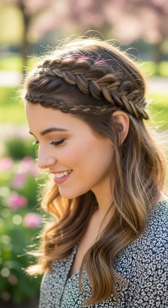Braided Headband Hairstyle