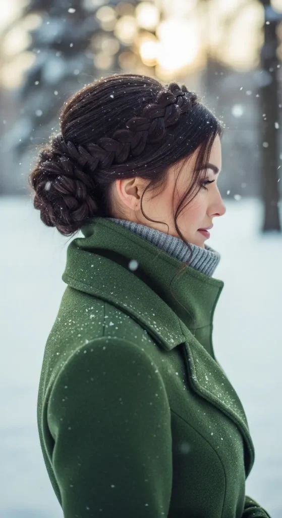 Braided Low Bun