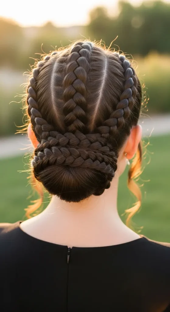 Braided Low Bun
