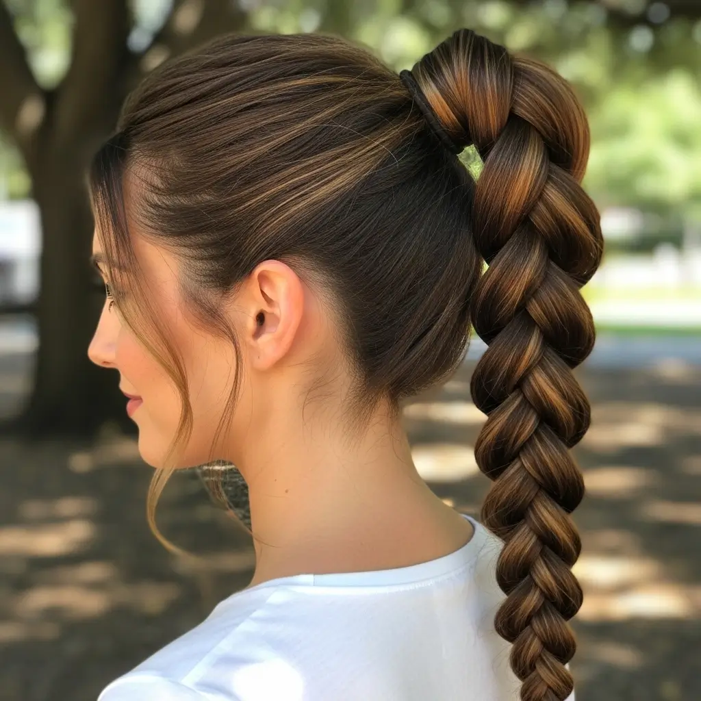  Braided Ponytail
