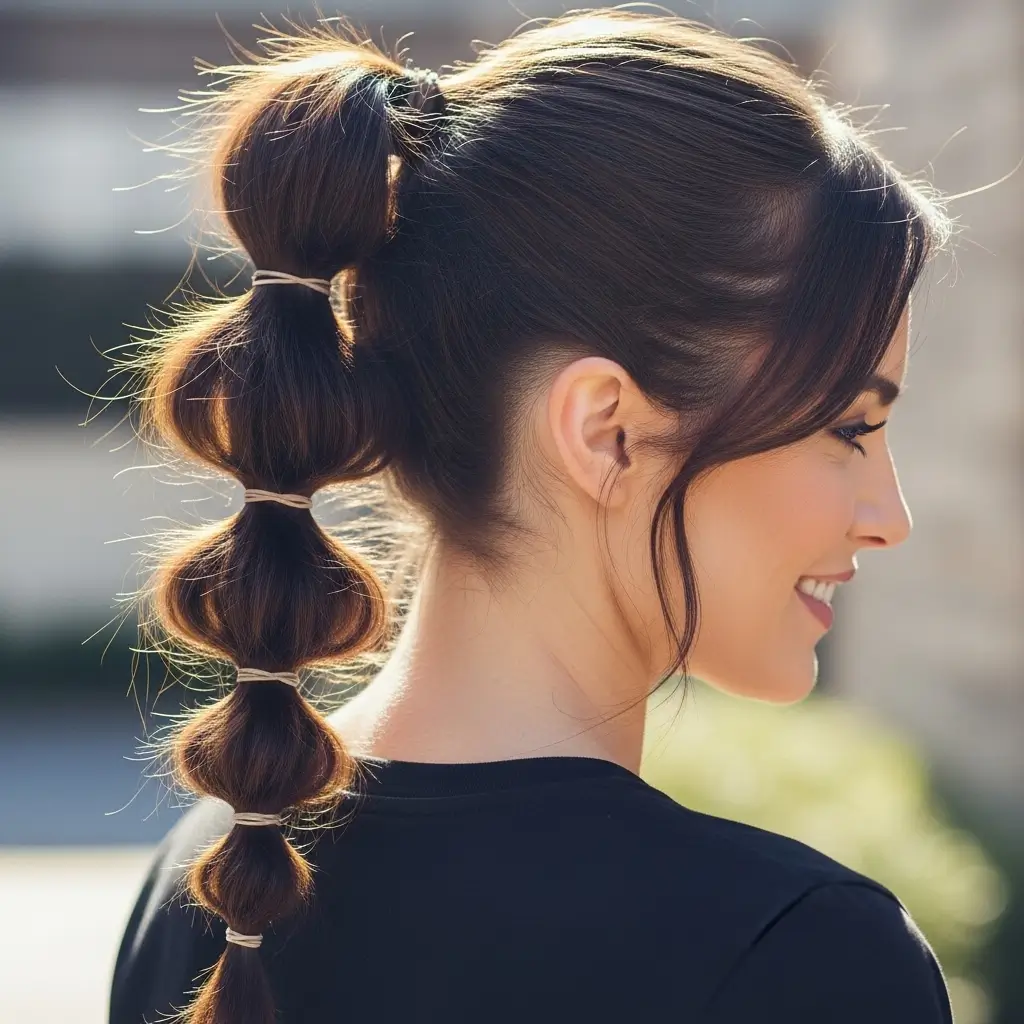  Bubble Ponytail