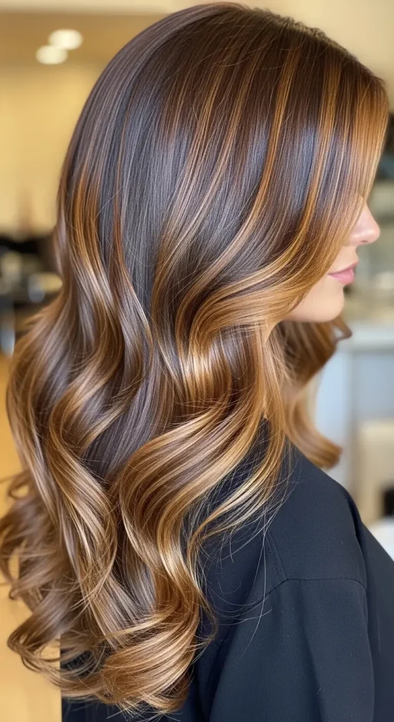 Calico Hair with Chocolate and Caramel Swirls