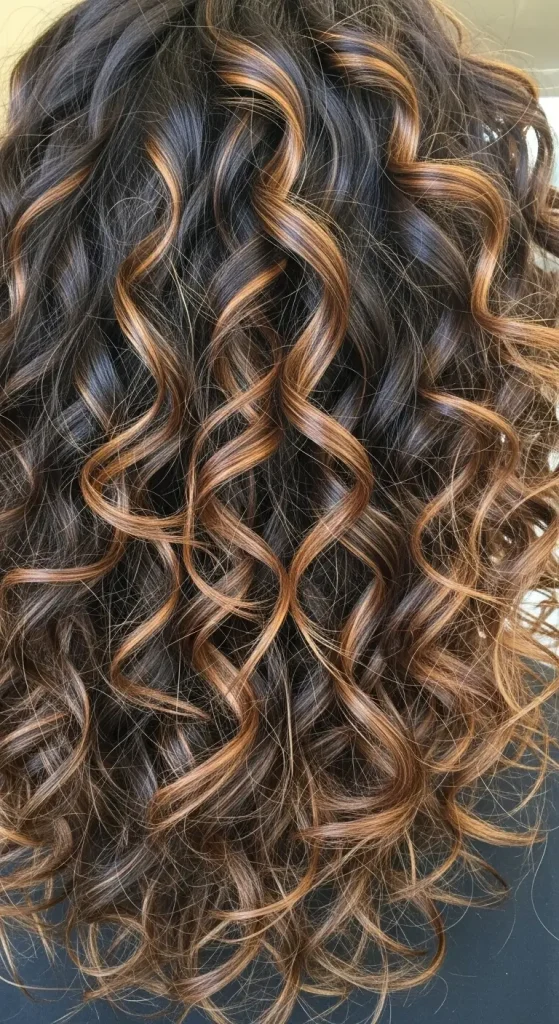  Caramel Balayage on Layered Hair