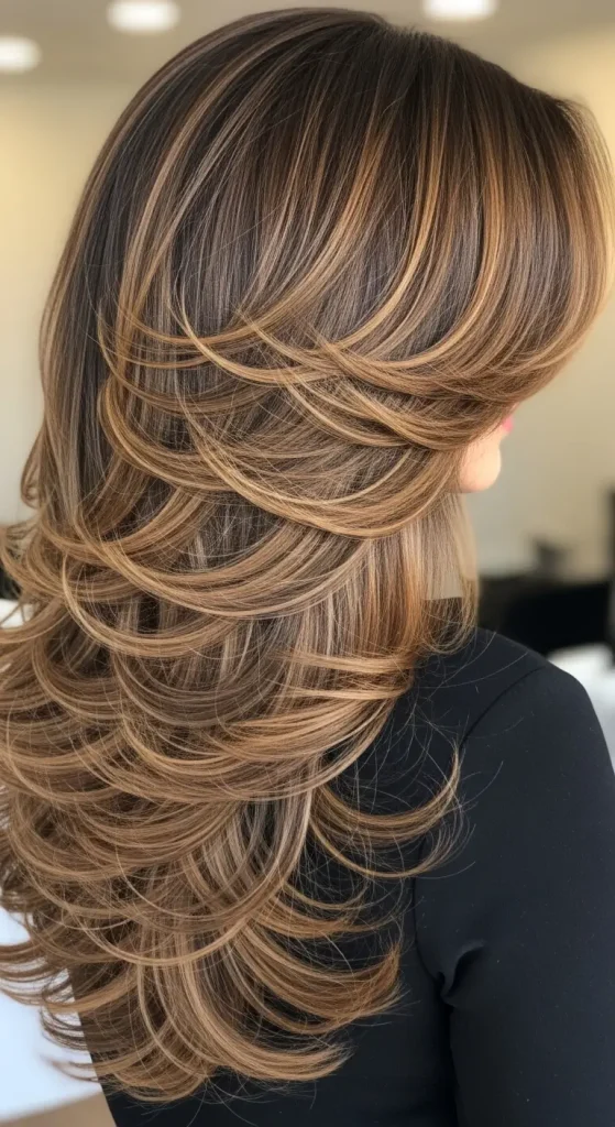 . Caramel Balayage on Medium-Length Hair