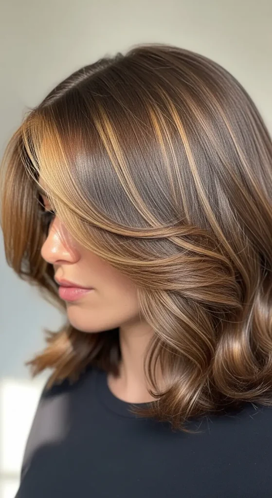 Caramel Ribbon Highlights