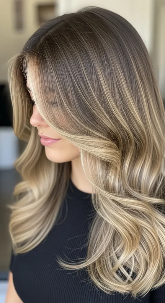 Champagne Blonde Highlights for Soft Glow