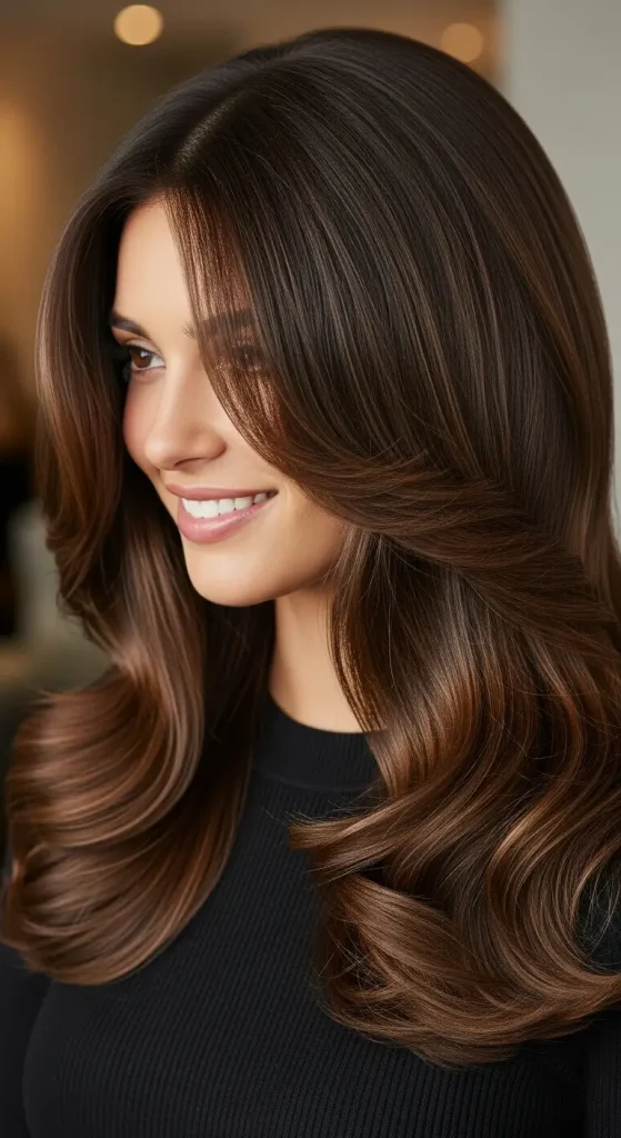 Chocolate Mocha Dark Brown Hair