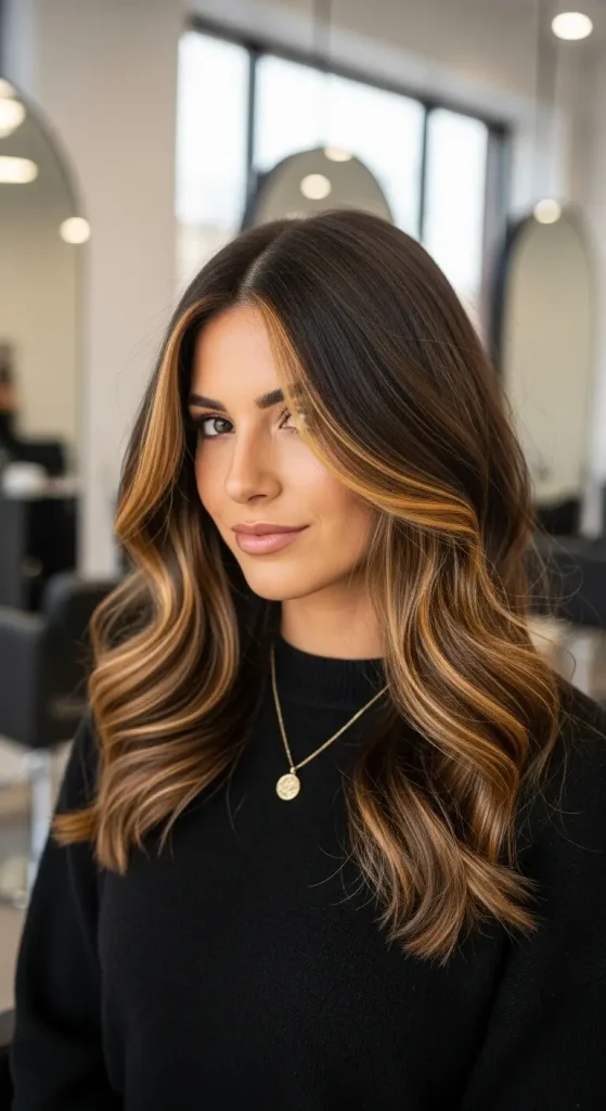 Chunky Caramel Highlights