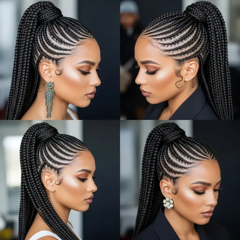 Classy Braided Hairstyles for Black Women
