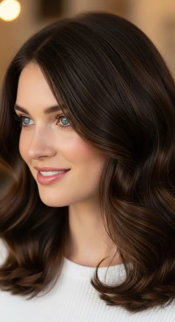 Coffee Bean Dark Brown Hair