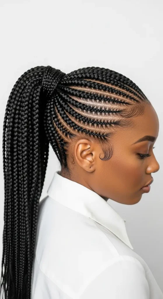 Cornrow Ponytail
