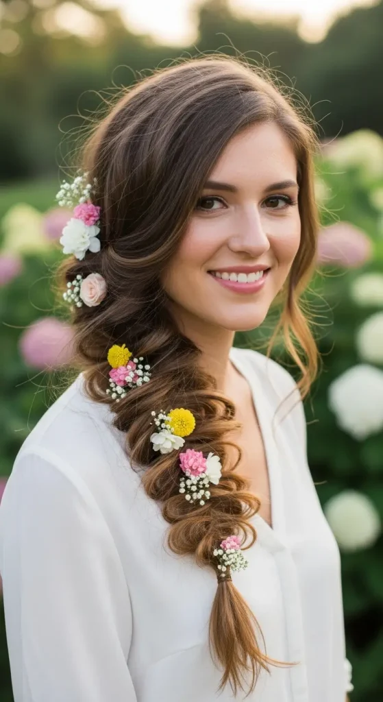 Crimped Texture Ponytail