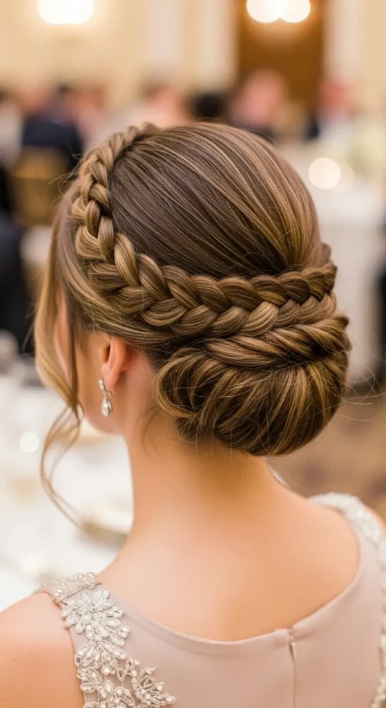 Crown Braid Updo