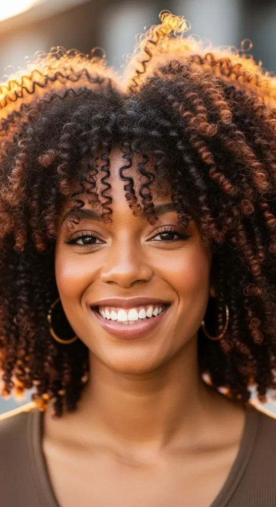 Curly Bangs