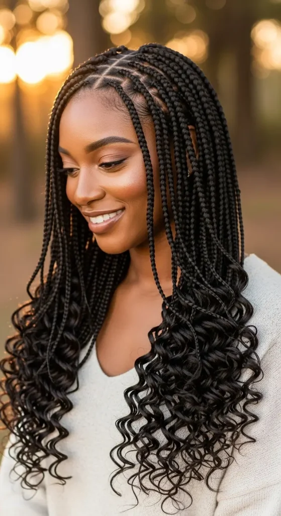 Curly Ends Braids