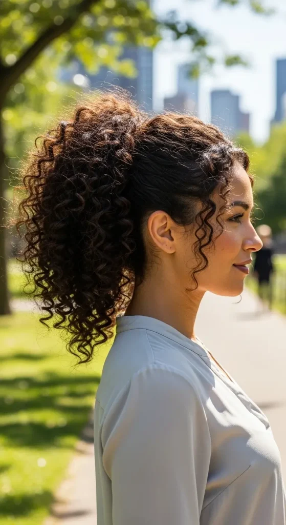 Curly Ponytail