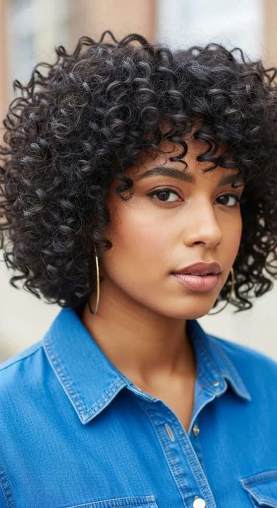 Curly Short Bob