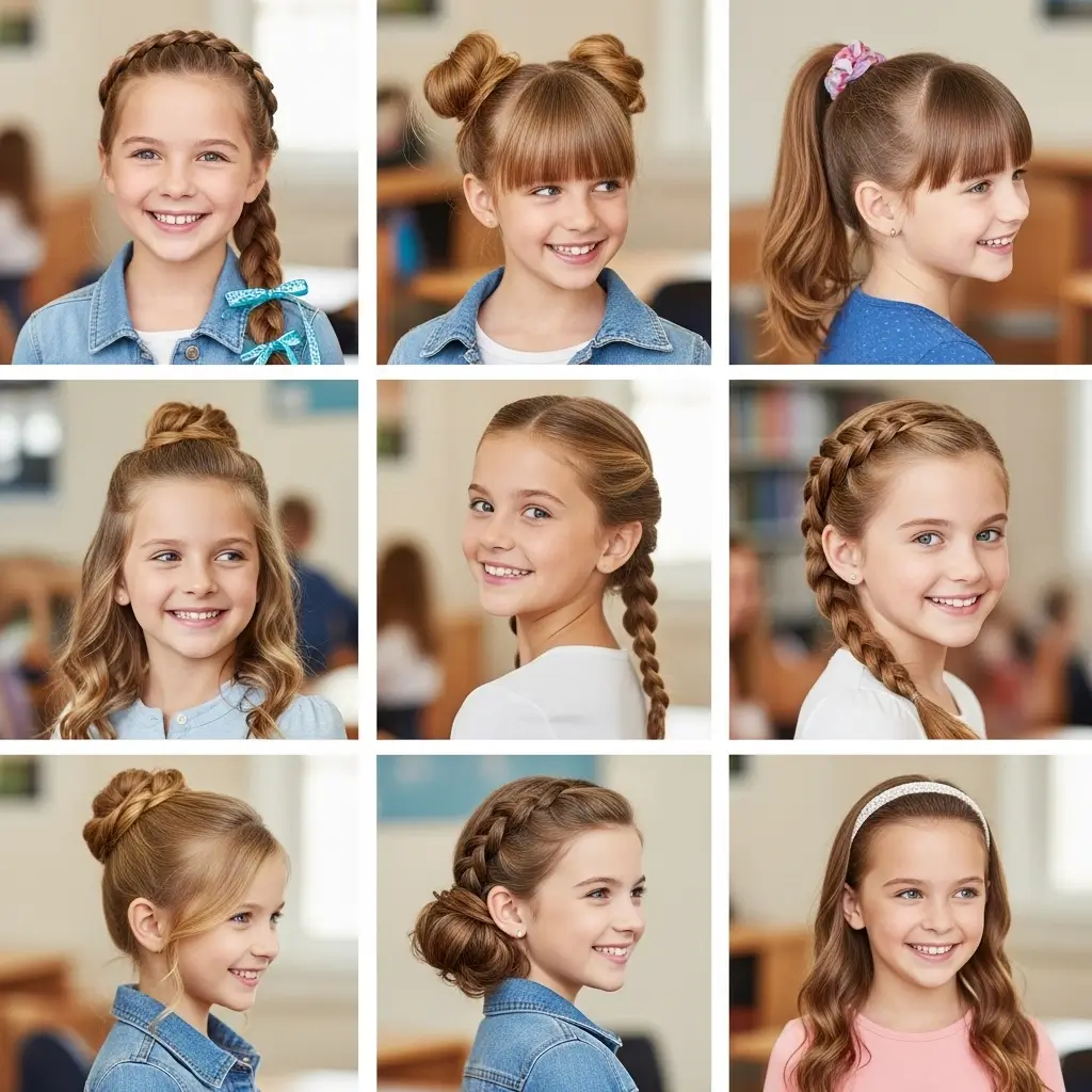Cute Hairstyles for School