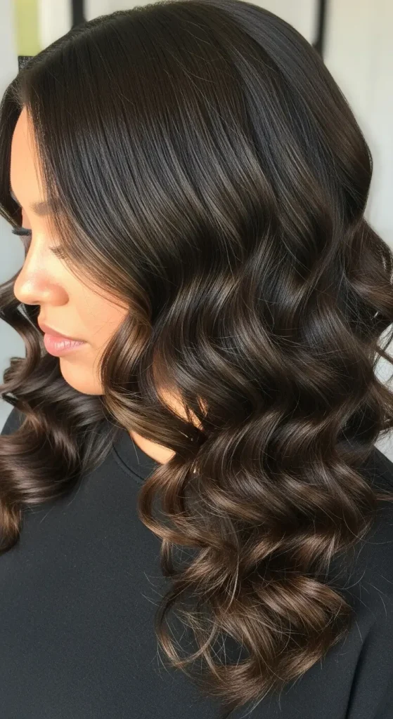 Dark Chocolate Calico Curls