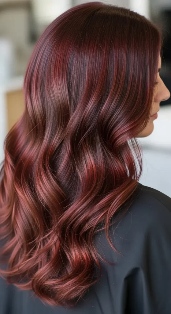 Dark Chocolate Hair with Honey Balayage