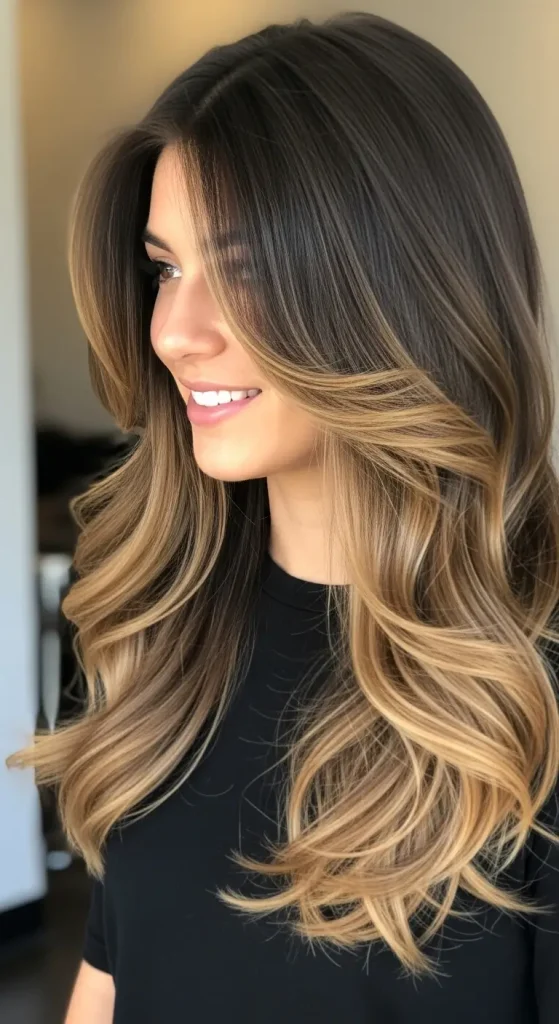 Dimensional Brunette with Glossy Finish