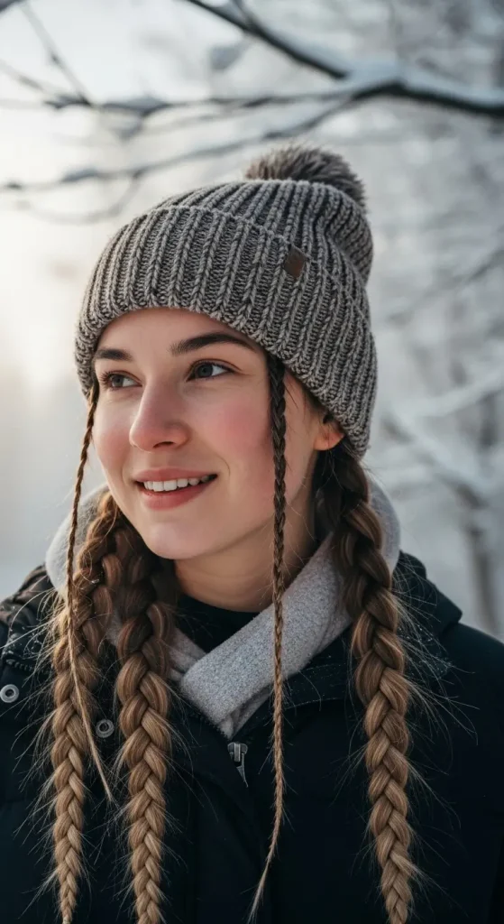 Double Braided Pigtails