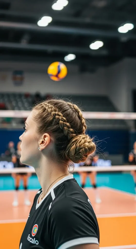 Dutch Braid Bun