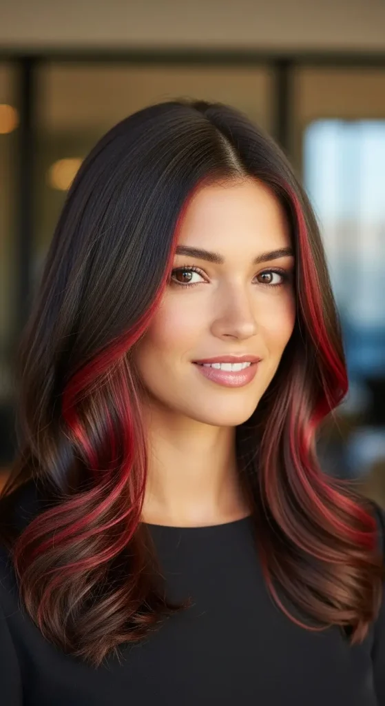  Espresso Chocolate Brown with Subtle Red Highlights