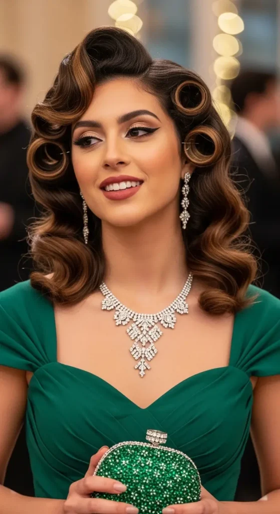 . Glamorous Pin Curls