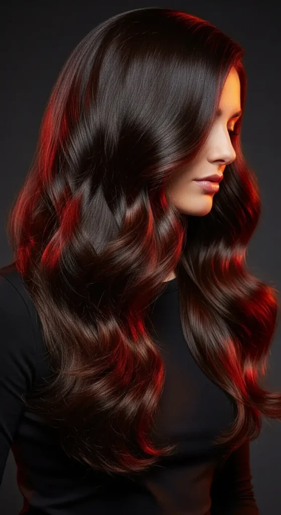 Golden Brown Lowlights for Natural Dimension